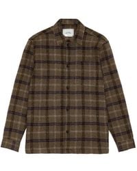 Les Deux - Caribou Check-Pattern Button-Up Jacket - Lyst