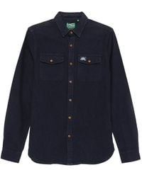 Superdry - Camicia A Coste - Lyst