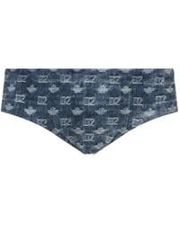 DSquared² - Monogram Swim Briefs - Lyst