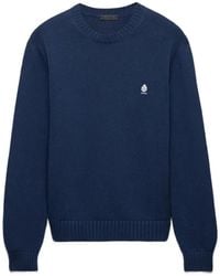 Prada - Cotton Crew-Neck Sweater - Lyst