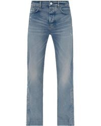 Amiri - Crystal-Embellished Flared Jeans - Lyst