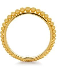 Monica Vinader - Deia Bead-Embellished Stacking Ring - Lyst