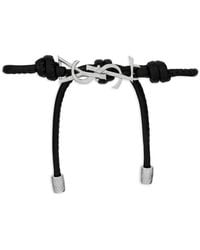 Saint Laurent - Cassandre Cord Bracelet - Lyst