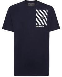 Philipp Plein - Round Neck T-Shirt Lines - Lyst
