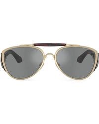 Burberry - Pilot-Frame Sunglasses - Lyst