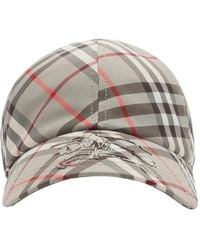 Burberry - Check Ekd Baseball Cap - Lyst