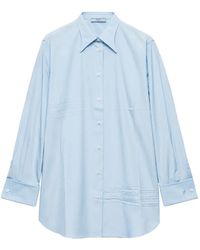 Prada - Poplin Shirt - Lyst