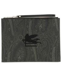Etro - Paisley-Print Clutch Bag - Lyst