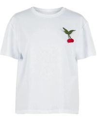 Twinset - Cherry-Detail T-Shirt - Lyst