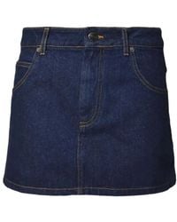 Charles Jeffrey - Denim Mini Skirt - Lyst