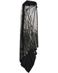 Balenciaga - Robe longue Minimal à effets métallisés - Lyst