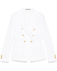 Tagliatore - Cotton Single-Breasted Jacket - Lyst