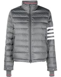 Thom Browne - 4-Bar Stripe-Intarsia Funnel-Neck Ski Jacket - Lyst