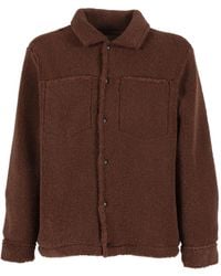 Ballantyne - Teddy-cloth Button-fastening Jacket - Lyst