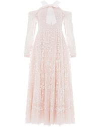 Needle & Thread - Embroidered-Flowers Maxi Dress - Lyst