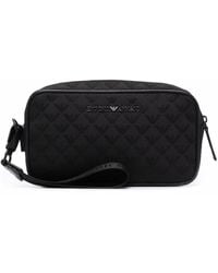 Emporio Armani - Bolso de mano con placa del logo - Lyst