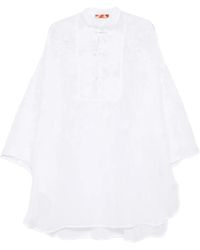 Ermanno Scervino - Lace Buttoned Mini Dress - Lyst