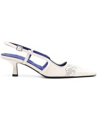 Burberry - Chisel Slingback-Pumps 50Mm - Lyst