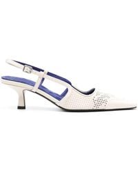 Burberry - Chisel 50Mm Slingback Pumps - Lyst