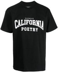 NAHMIAS - California Poetry Cotton T-shirt - Lyst
