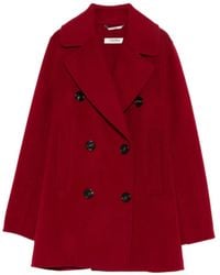 Max Mara - Double-breasted Wool Coat - Lyst