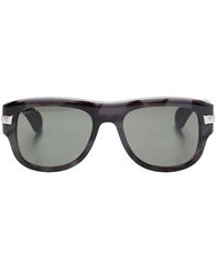 Gucci - オーバーサイズフレーム サングラス - Lyst