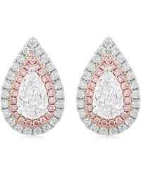 HYT Jewelry - 18Kt Diamond Earrings - Lyst
