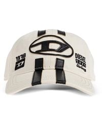 DIESEL - Baseballkappe Mit Logo-Patch - Lyst