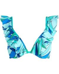 Vilebrequin - Abstract-Pattern Bikini Top - Lyst