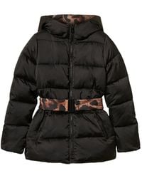 Twinset - Puffer Jacket With Reversible Belt - Lyst