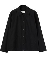 Jil Sander - ロゴプリント シャツジャケット - Lyst