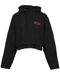 ARNODEFRANCE - Hoodie Crop À Logo Imprimé - Lyst