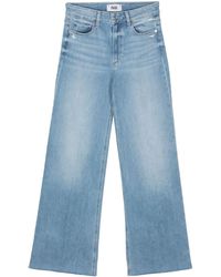 PAIGE - Jeans Anessa con applicazione - Lyst