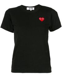 COMME DES GARÇONS PLAY - Heart Patch T-Shirt - Lyst