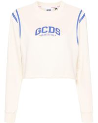 Gcds - Cropped-Sweatshirt mit Logo-Print - Lyst
