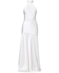 Il Volo - Crossover Halter Neck Maxi Dress - Lyst