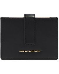 Piquadro - Patricia Logo-Plaque Accordion Cardholder - Lyst
