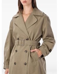 Levi's - Double-Breasted Belted Trench Coat - Lyst