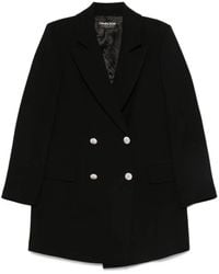 La Petite Robe Di Chiara Boni - Ecoply デコラティブ ダブルコート - Lyst