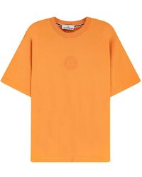Stone Island - 'Camo Compass' Print T-Shirt - Lyst