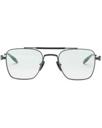 Akoni - Europa Titanium Square-Frame Sunglasses - Lyst