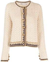 Tory Burch - Round-neck Button-up Cardigan - Lyst
