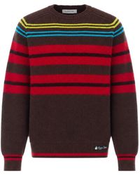 Lanvin - Gestreifter Pullover Aus Wolle Und Kaschmir - Lyst