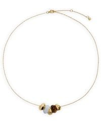 Monica Vinader - Antica Bead-Embellished Chain Necklace - Lyst