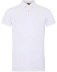 Moorer - Pachino Short-Sleeved Cotton Polo Shirt - Lyst