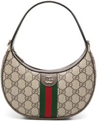 Gucci - Borsa A Spalla Ophidia Piccola Con Decorazione Web - Lyst