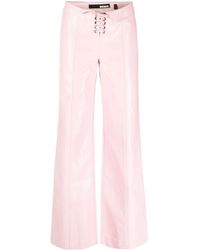 ROTATE BIRGER CHRISTENSEN - Lace-up Wide-leg Trousers - Lyst