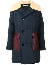 Marni Abrigo acolchado - Azul