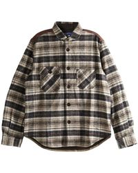 Junya Watanabe - Geruit Katoenen Overhemd - Lyst