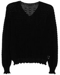JNBY - Gathered Hem V-Neck Top - Lyst